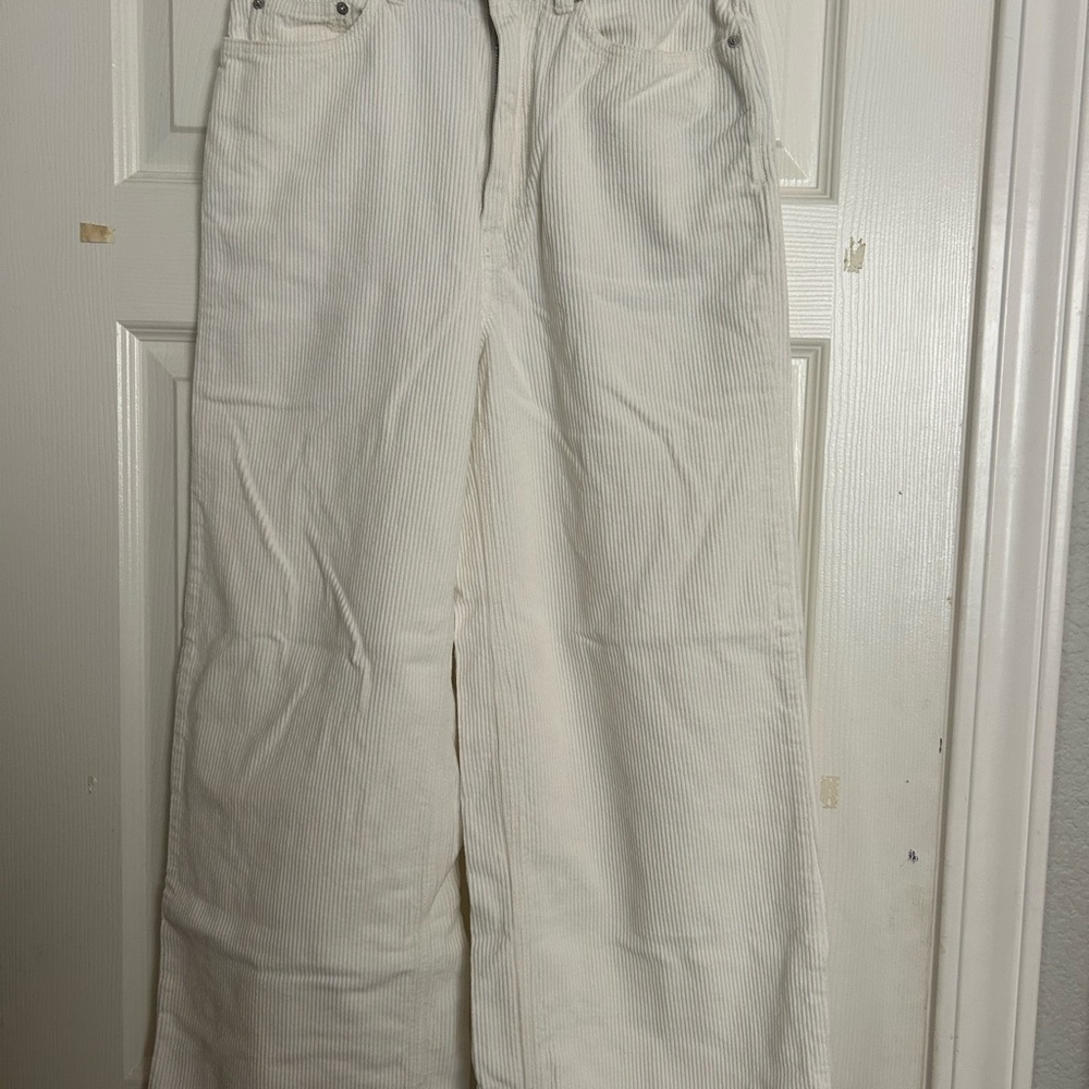 BDG White Corduroy Pants